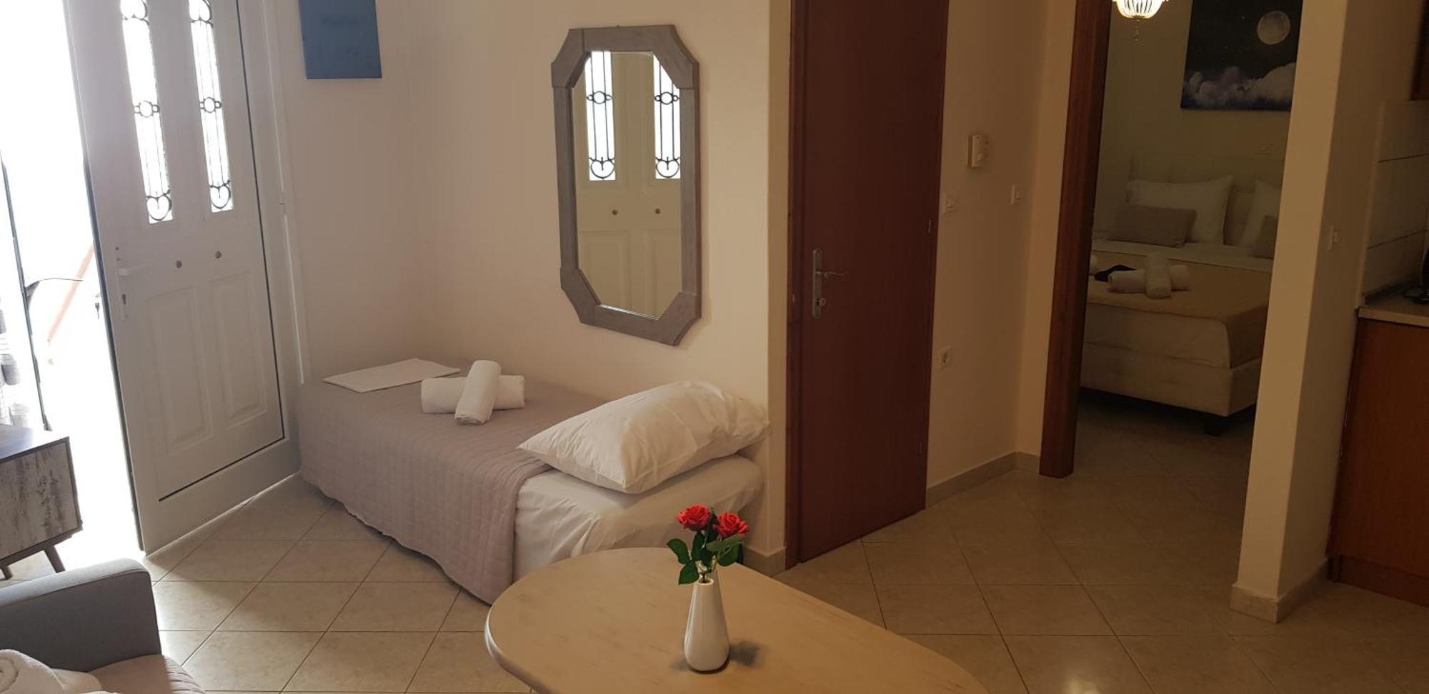 Athinas Apartment Liménasz Szoba fotó